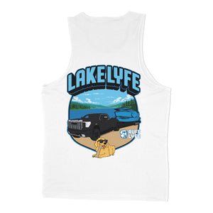 RUFF LYFE Men's Cotton Tank Lake Lyfe