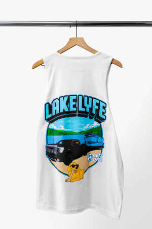RUFF LYFE Men's Cotton Tank Lake Lyfe