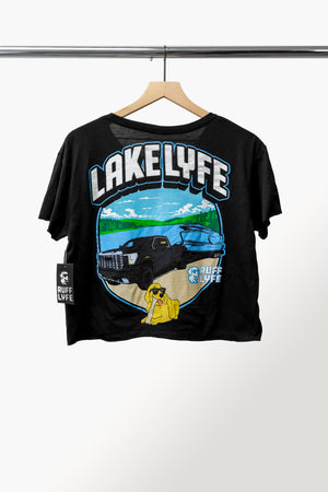 RUFF LYFE Women's Crop Cotton Poly Tee