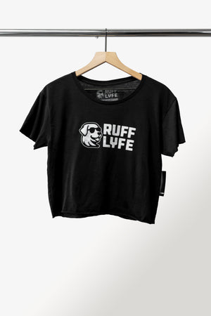 RUFF LYFE Women's Crop Cotton Poly Tee