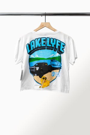 RUFF LYFE Women's Crop Cotton Poly Tee