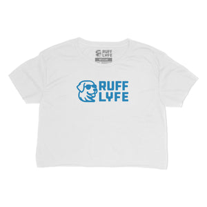 RUFF LYFE Women's Crop Cotton Poly Tee