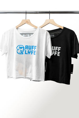 RUFF LYFE Women's Crop Cotton Poly Tee
